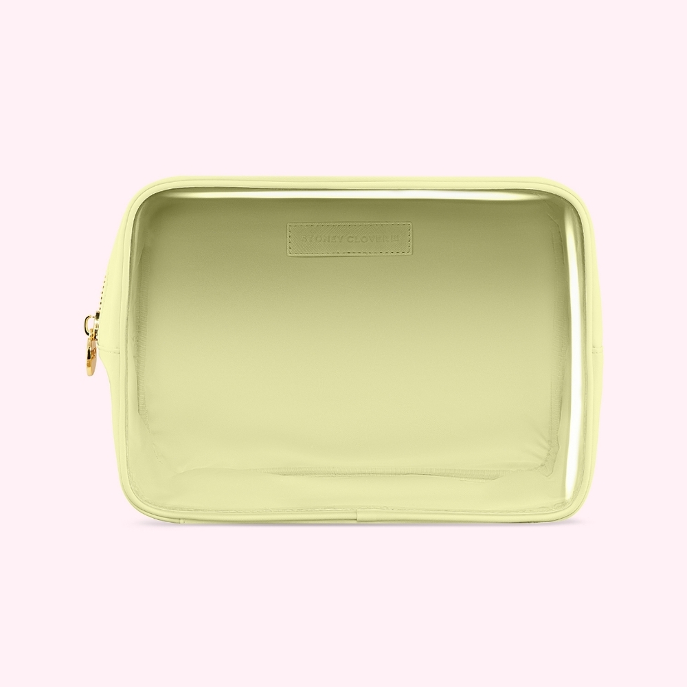 Stoney Clover Lane Large Pouch Clear Front Banana NWT SCL Bag Organizer Travel - Picture 3 of 5